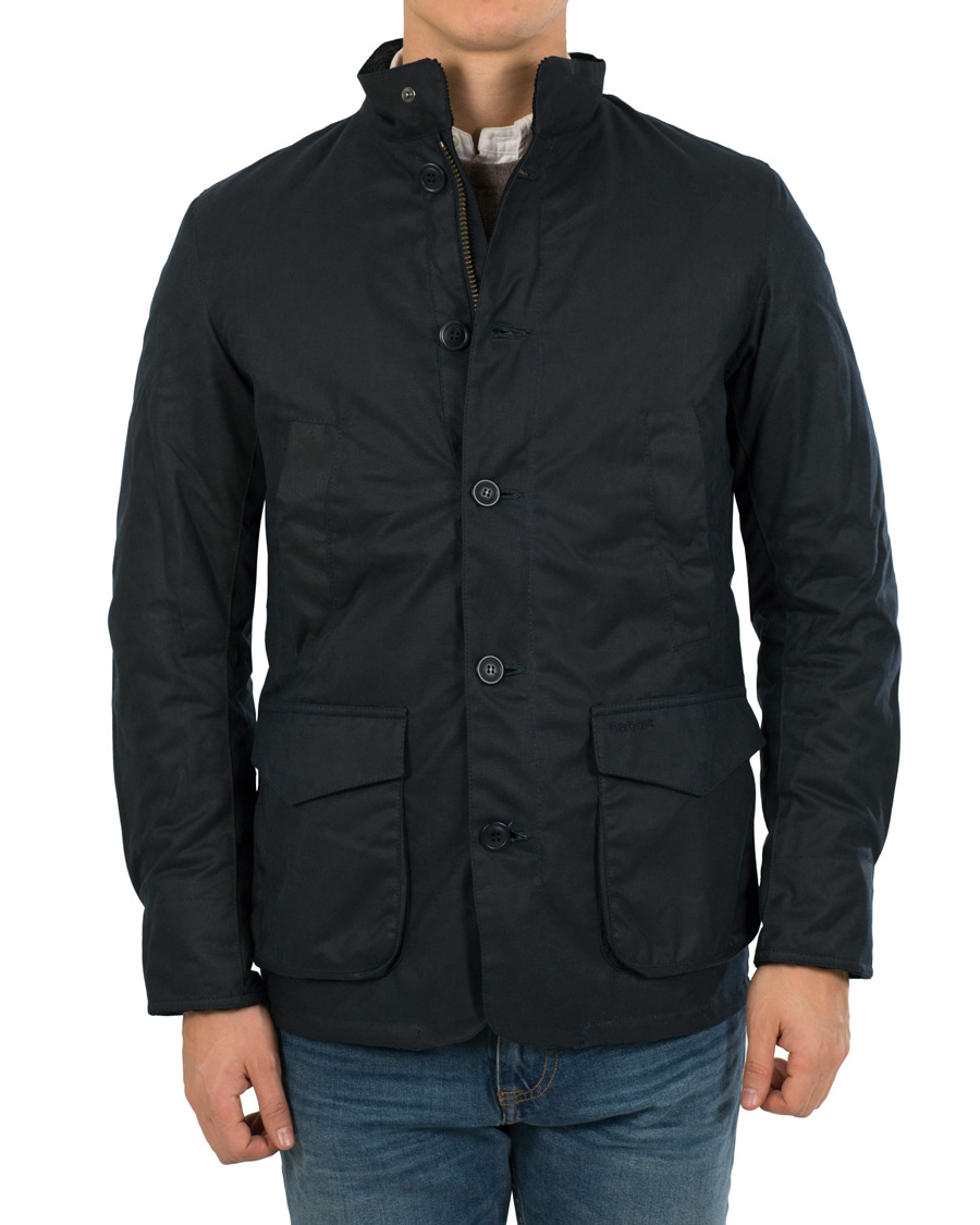Herre | Jakker | Barbour Lifestyle | Brollen Waxed Jacket Navy