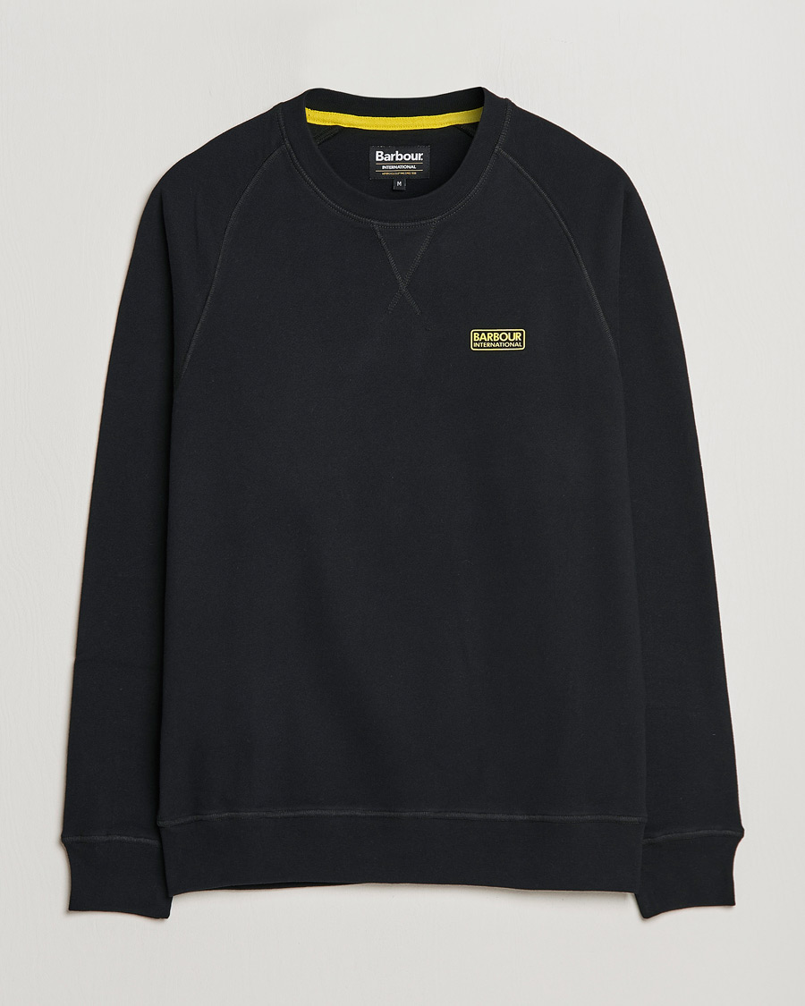 Herre | Gensere | Barbour International | Essential Crew Neck Sweat Black