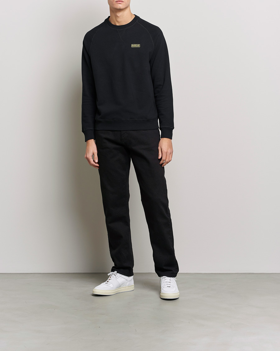 Herre | Gensere | Barbour International | Essential Crew Neck Sweat Black