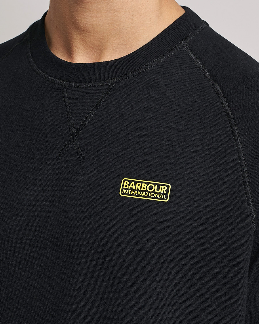 Herre | Gensere | Barbour International | Essential Crew Neck Sweat Black