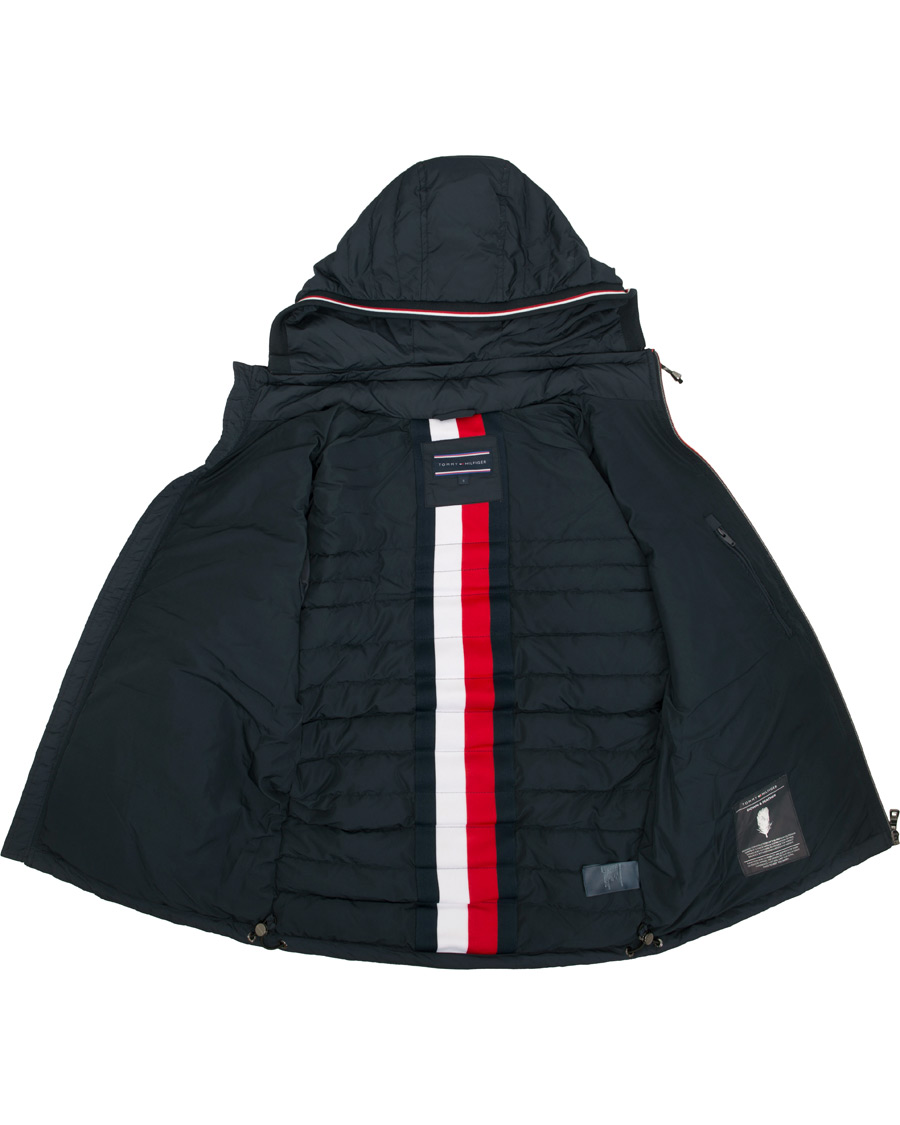 Tommy hilfiger lathan sale hooded down jacket