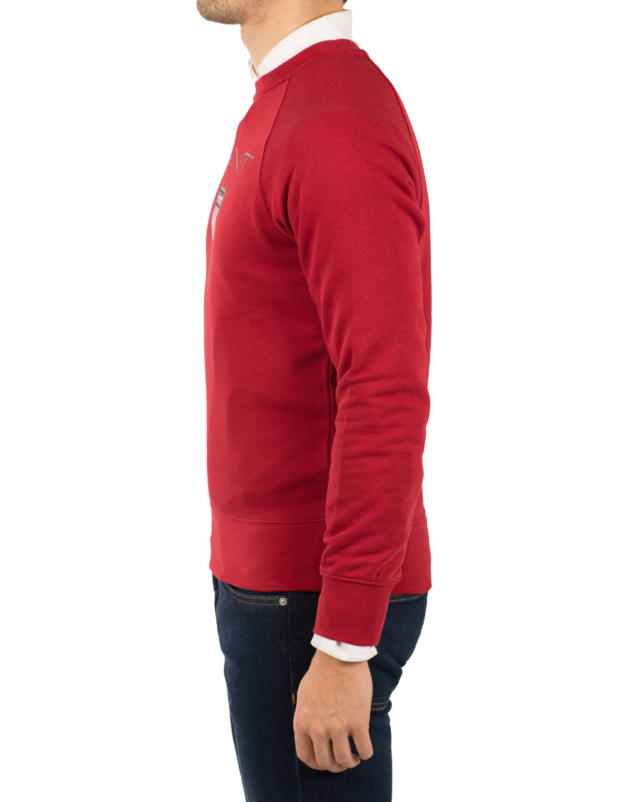 Herre | Gensere | GANT | Shield Crew Neck Sweat Dark Red