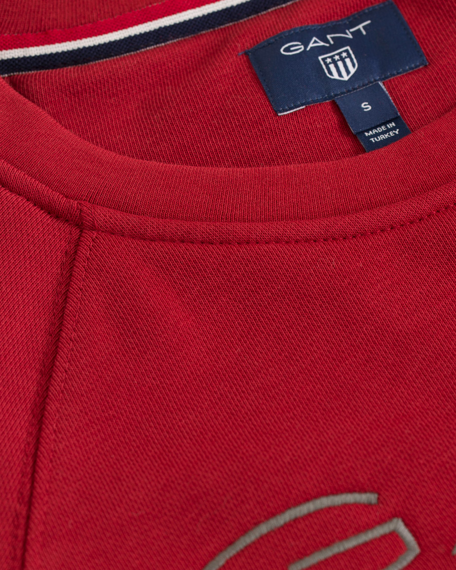 Herre | Gensere | GANT | Shield Crew Neck Sweat Dark Red