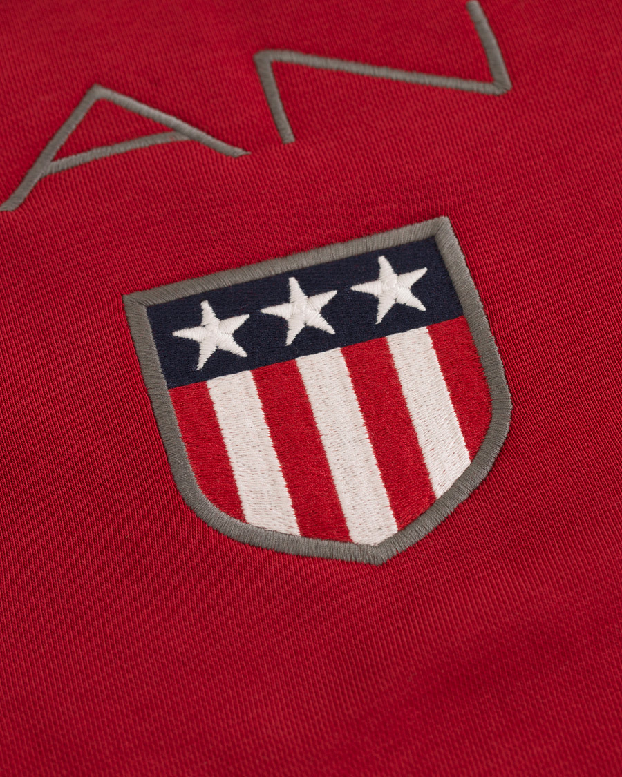 Herre | Gensere | GANT | Shield Crew Neck Sweat Dark Red