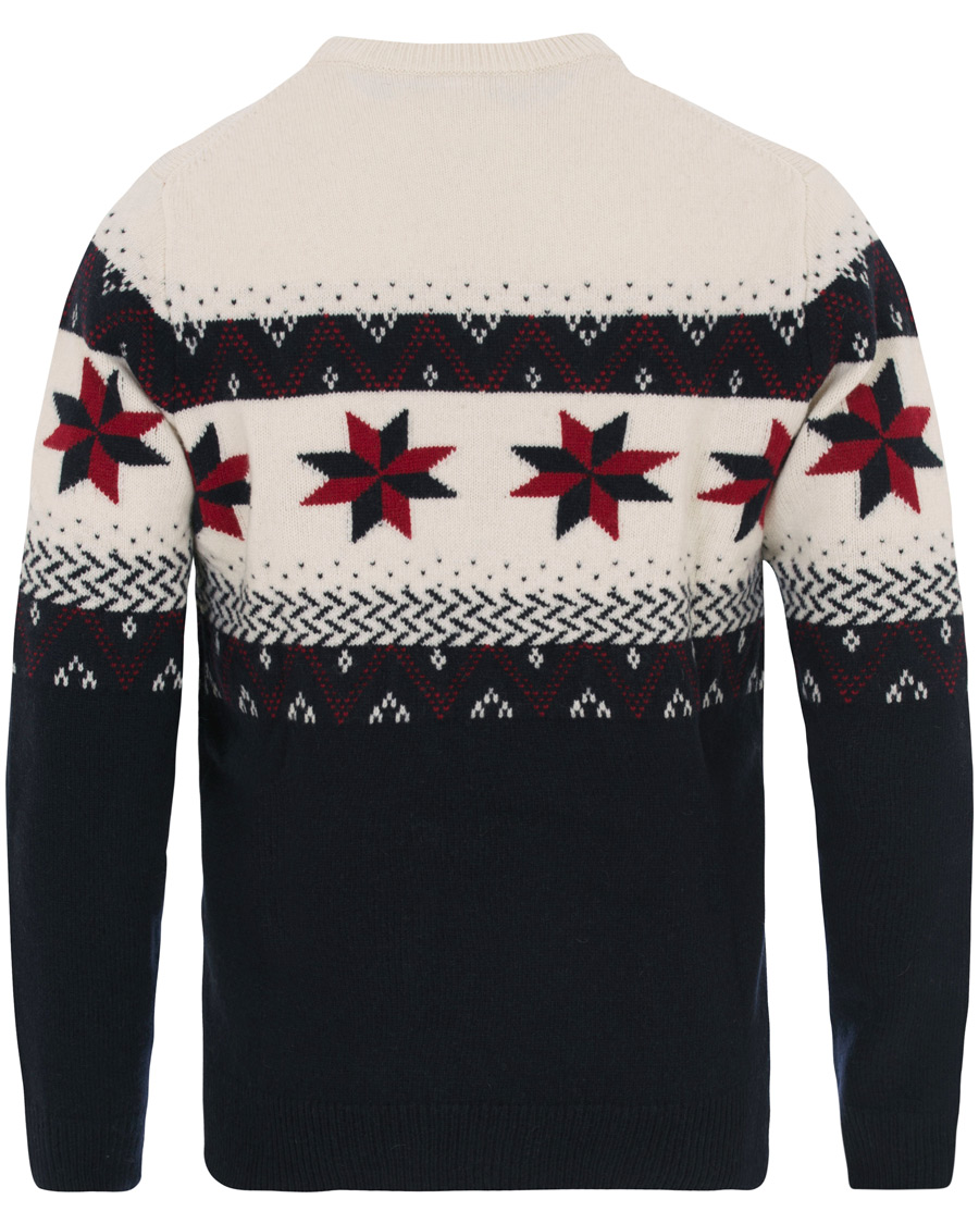 Herre | Gensere | GANT | Fair Isle Christmas Crew Neck Navy