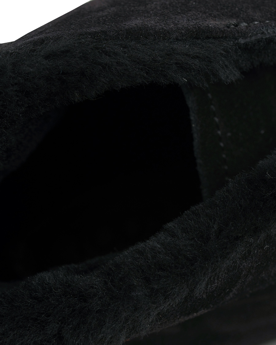 Herre | Tod's Shearling Lined Gommino Chukka Boot Black | Tod's | Shearling Lined Gommino Chukka Boot Black