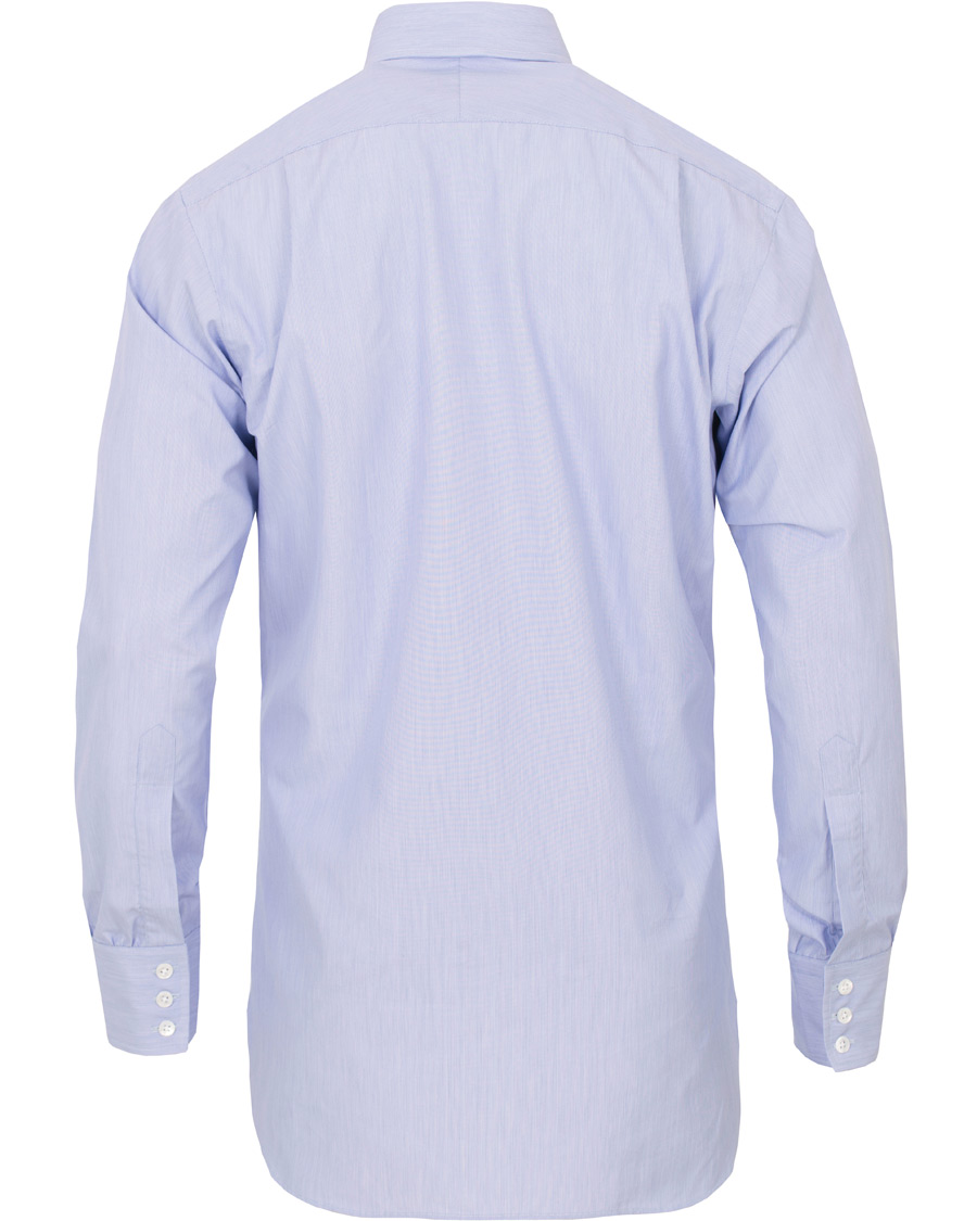 Herre | Skjorter | Turnbull & Asser | Classic Fit Hairline Stripe Shirt Blue