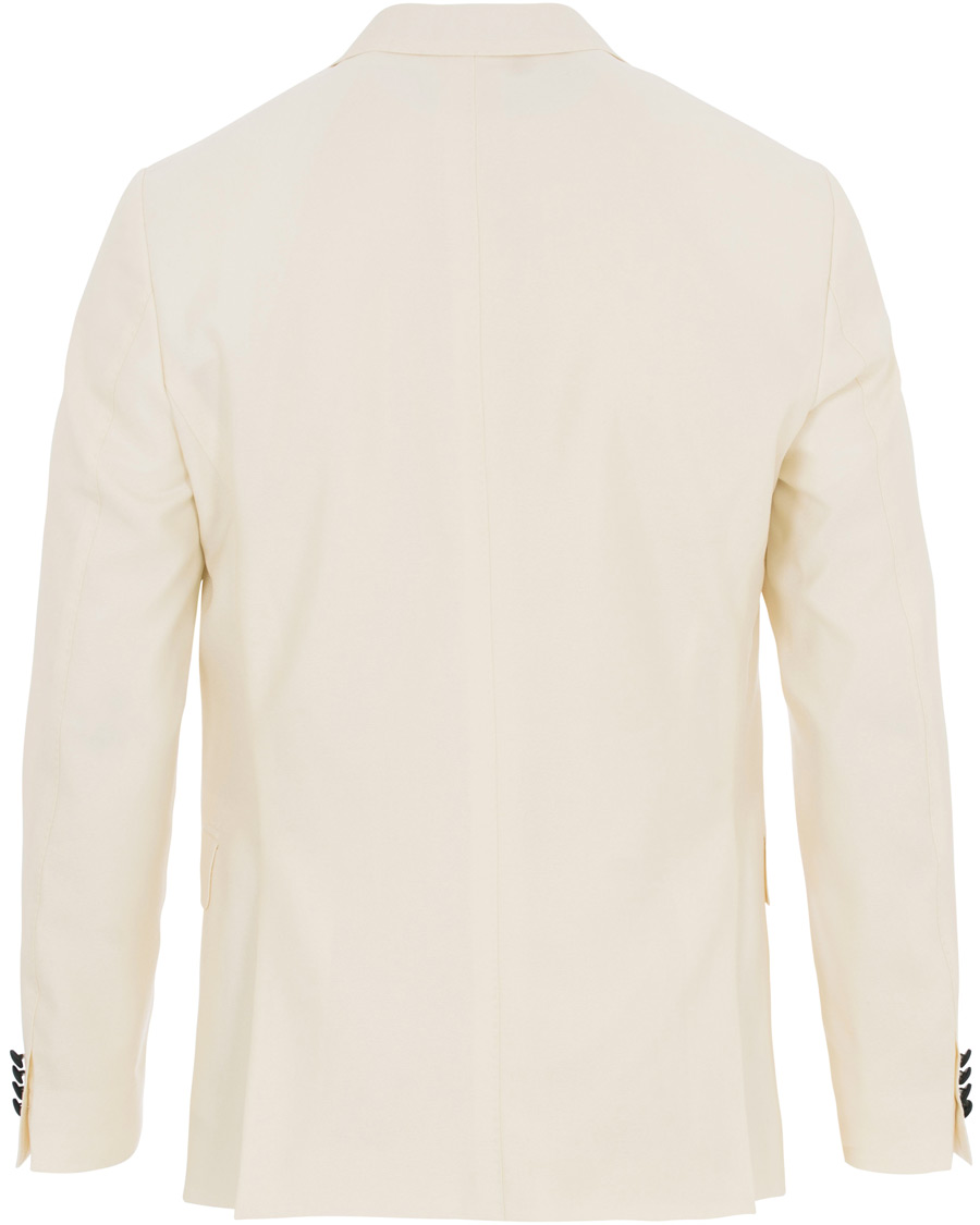 Herre | Dressjakker | Oscar Jacobson | Elder Peak Lapel Tuxedo Blazer White