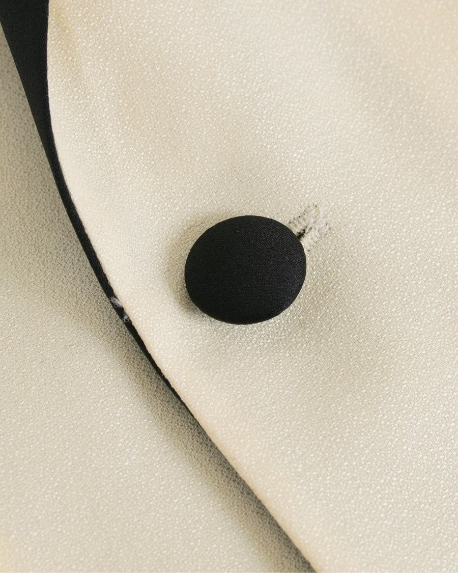 Herre | Dressjakker | Oscar Jacobson | Elder Peak Lapel Tuxedo Blazer White