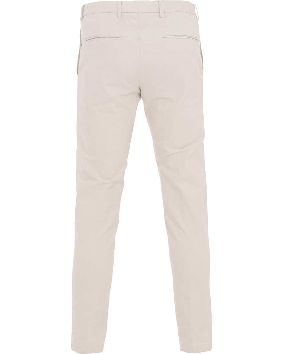 Herre | Bukser | Oscar Jacobson | Denzel Cotton Stretch Trousers Beige