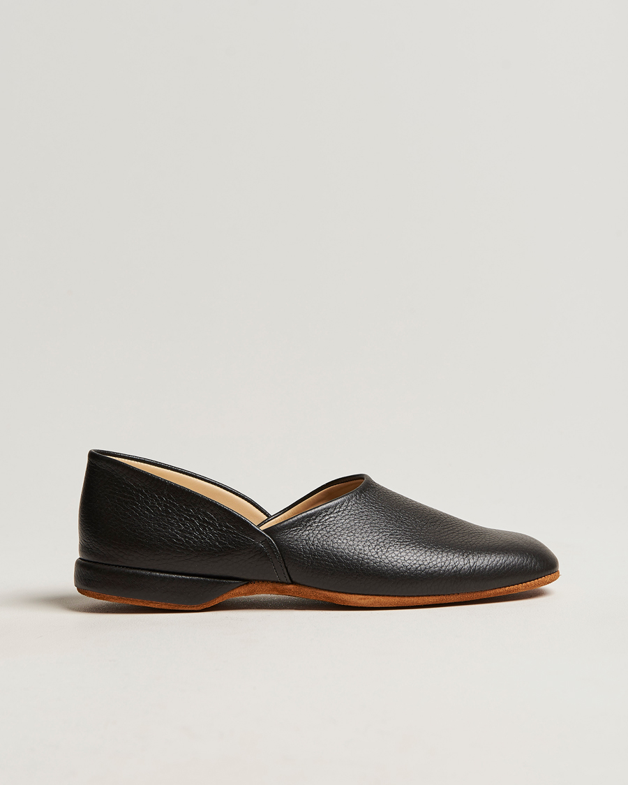 Herre | Sandaler og tøfler | Crockett & Jones | Grecian Home Slipper Black
