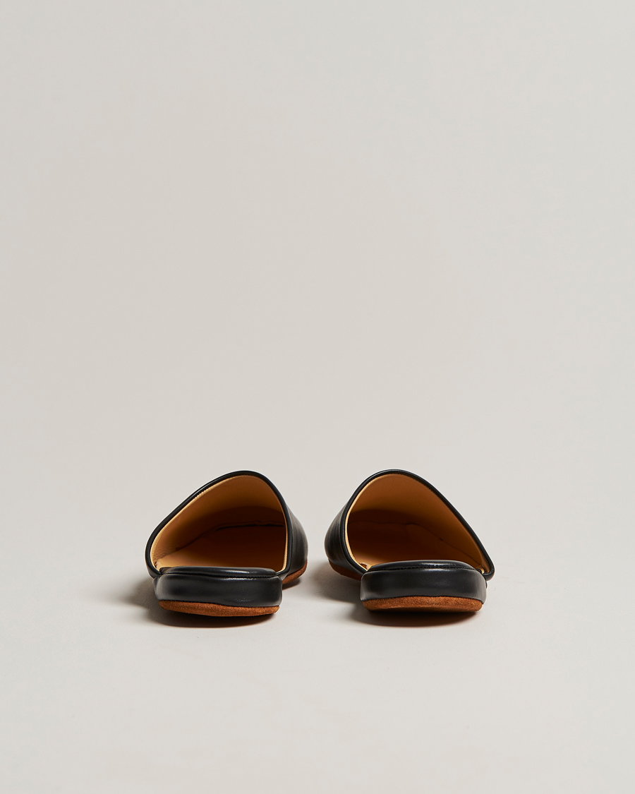 Herre | Sandaler og tøfler | Crockett & Jones | Mule Calf Home Slipper Black