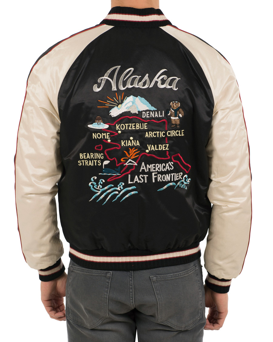 Herre | Jakker | Polo Ralph Lauren | Baseball Bear Jacket Black/White