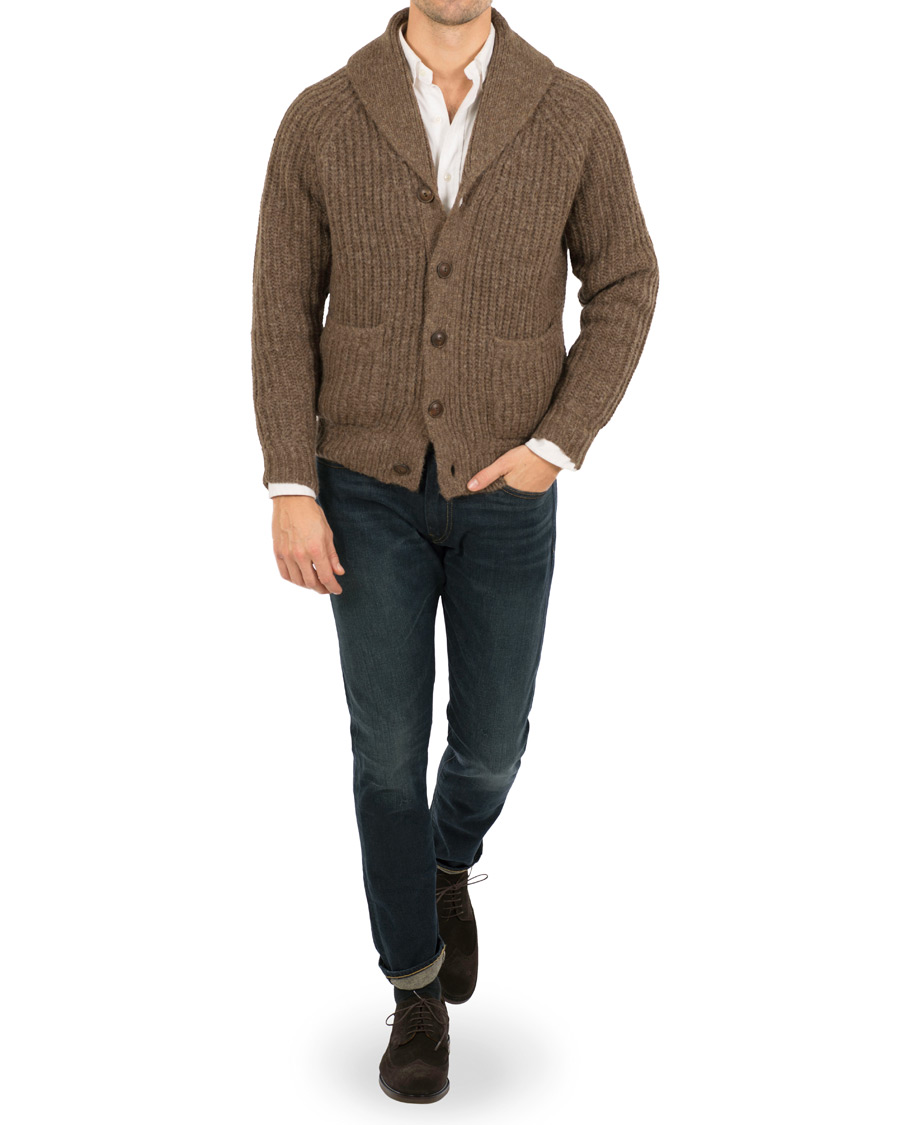 Herre | Gensere | Polo Ralph Lauren | Wool Blend Cardigan Ceder Heather
