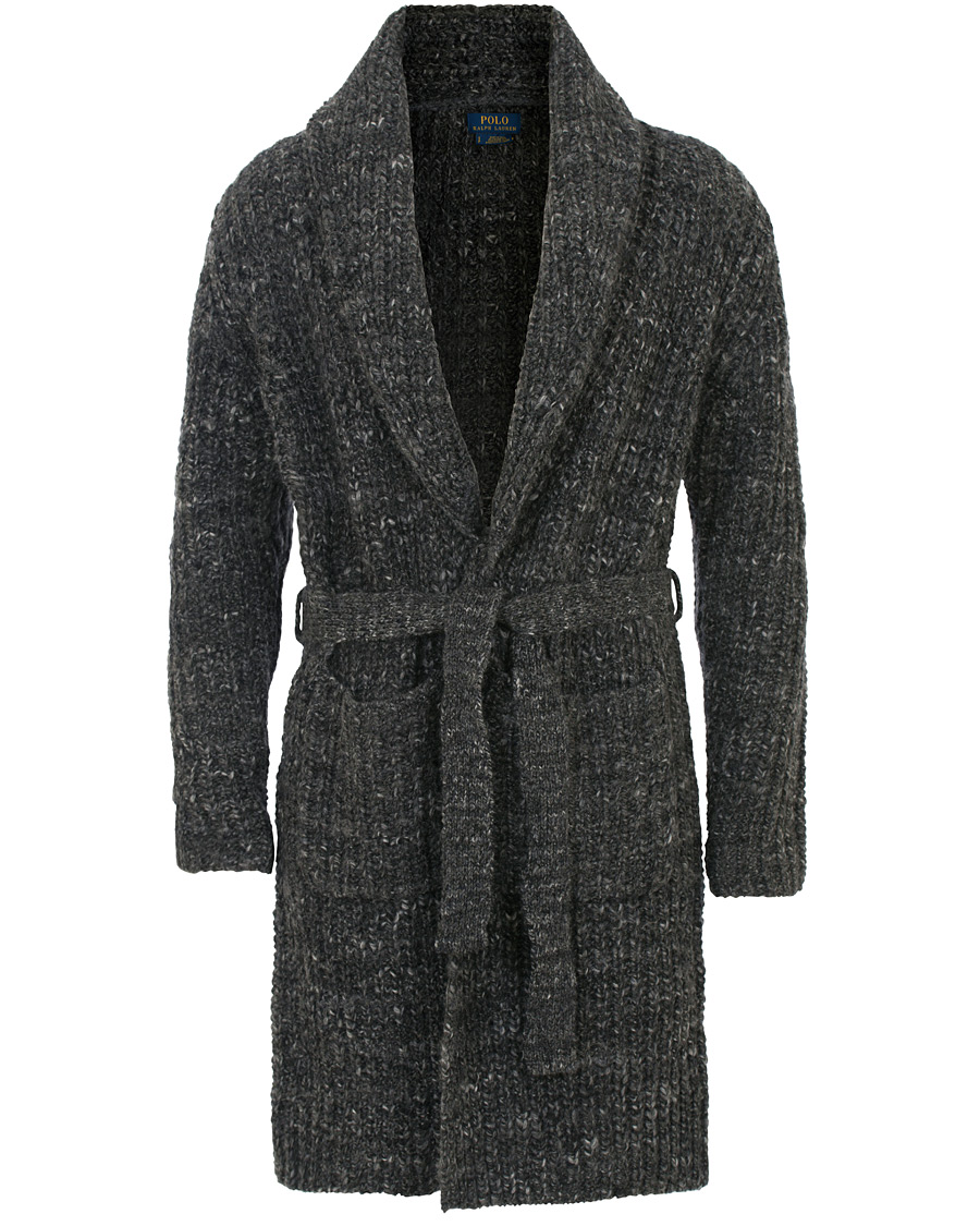 Herre | Gensere | Polo Ralph Lauren | Wool Coatigan Dark Grey Rag