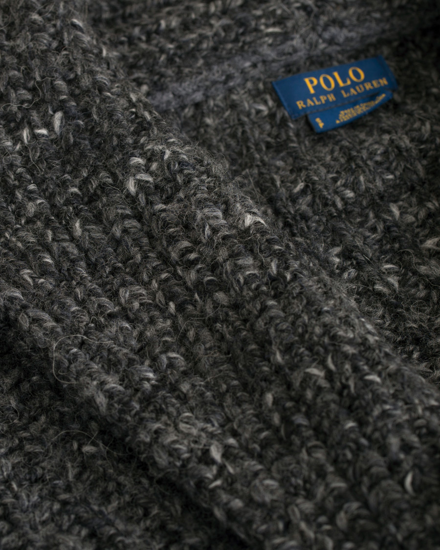 Herre | Gensere | Polo Ralph Lauren | Wool Coatigan Dark Grey Rag