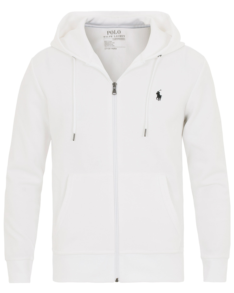 Herre | Gensere | Polo Ralph Lauren | Tech Full Zip Hoodie White