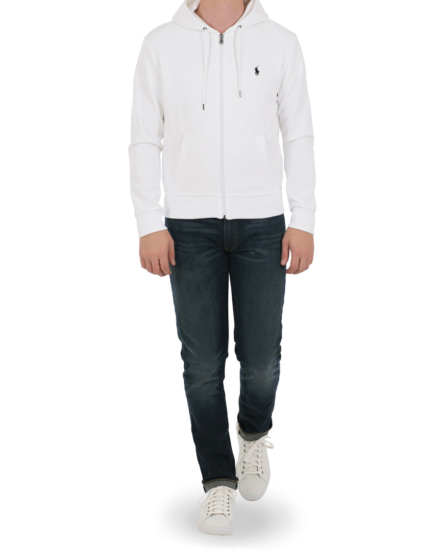 Herre | Gensere | Polo Ralph Lauren | Tech Full Zip Hoodie White