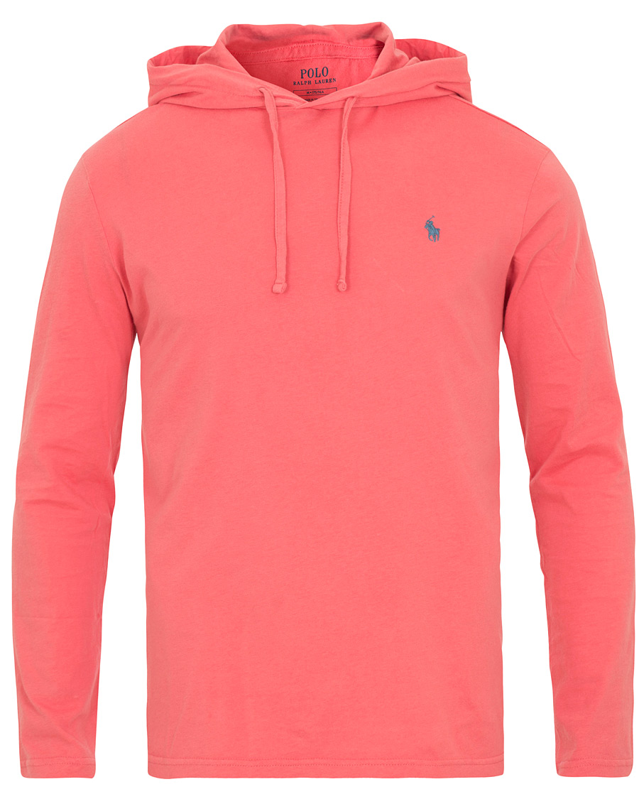Herre | Gensere | Polo Ralph Lauren | Long Sleeve Hooded Tee Hyannis Red