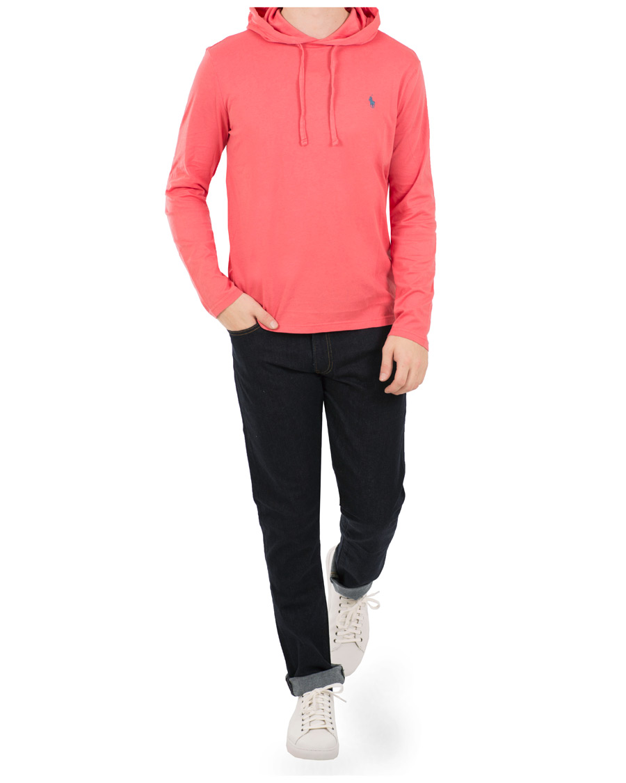 Herre | Gensere | Polo Ralph Lauren | Long Sleeve Hooded Tee Hyannis Red