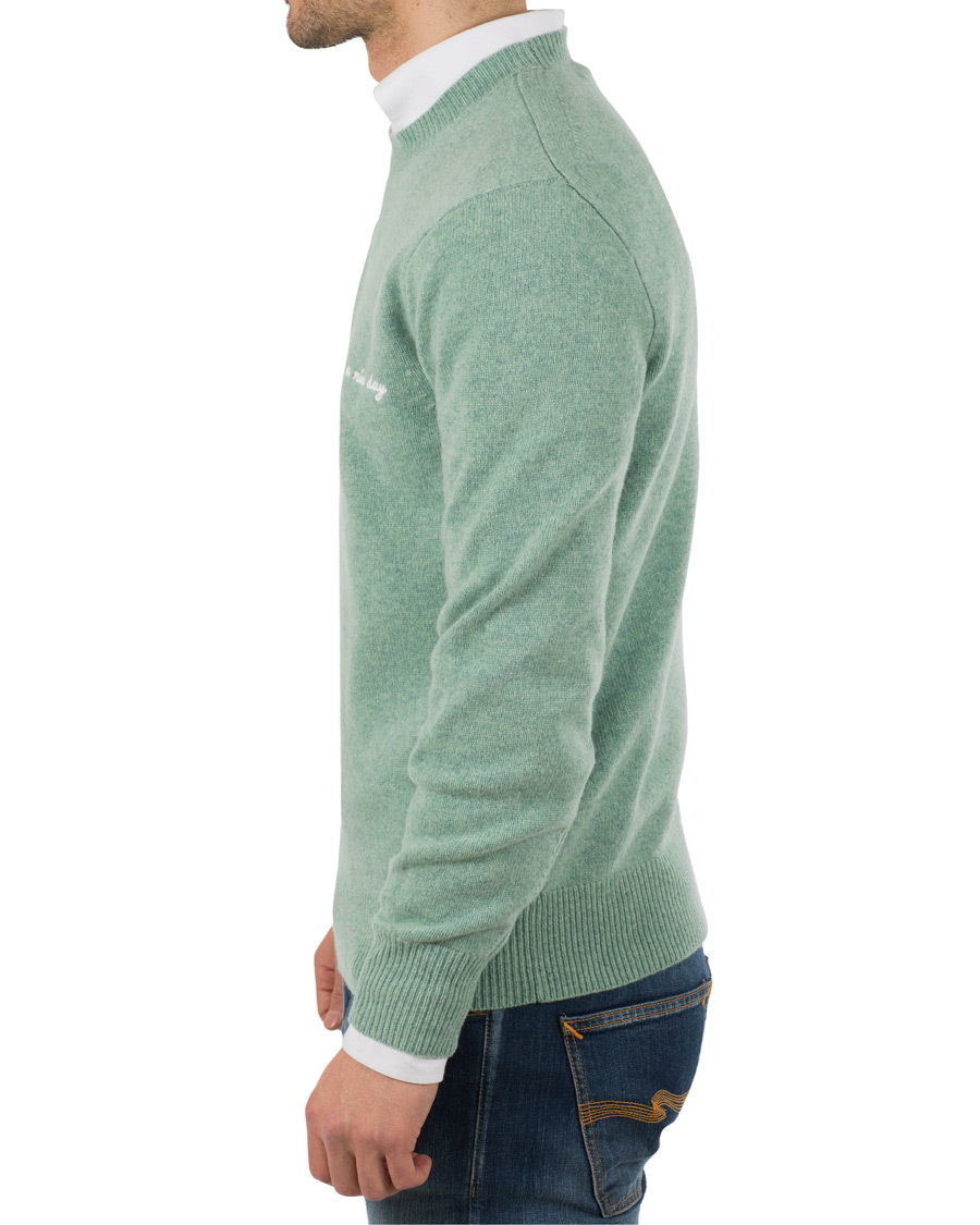 Herre | Gensere | rag & bone | Victor Lambswool Crew Sea Foam Green