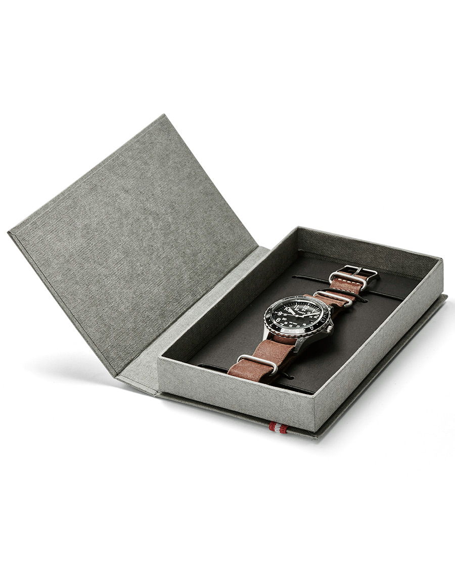 Herre | Timex Navi Ocean Stone Washed Leather Brown | Timex | Navi Ocean Stone Washed Leather Brown