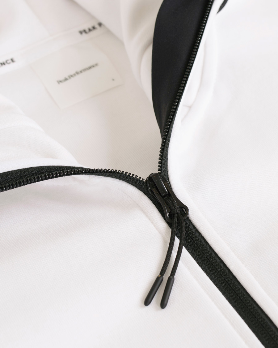 Herre | Gensere | Peak Performance | Tech Full Zip Hoodie White