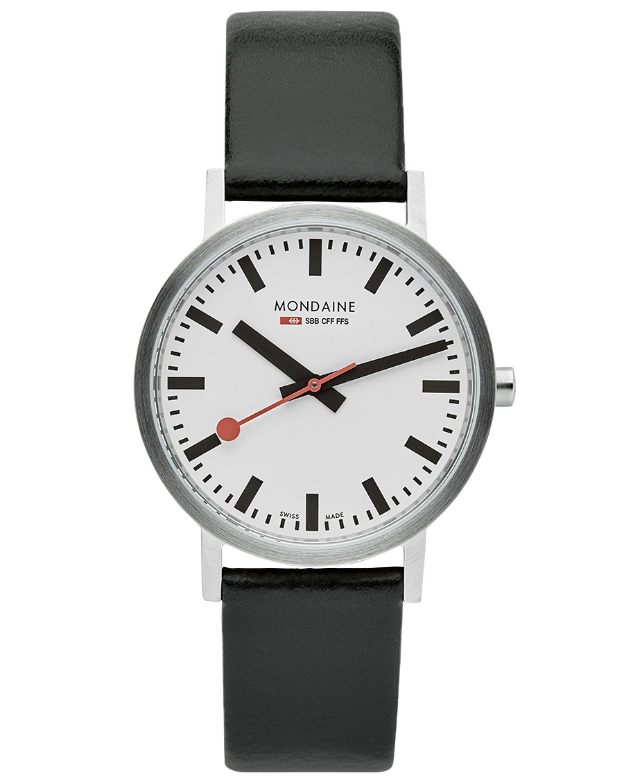 Herre | Mondaine New Classic Brushed Black 36mm | Mondaine | New Classic Brushed Black 36mm
