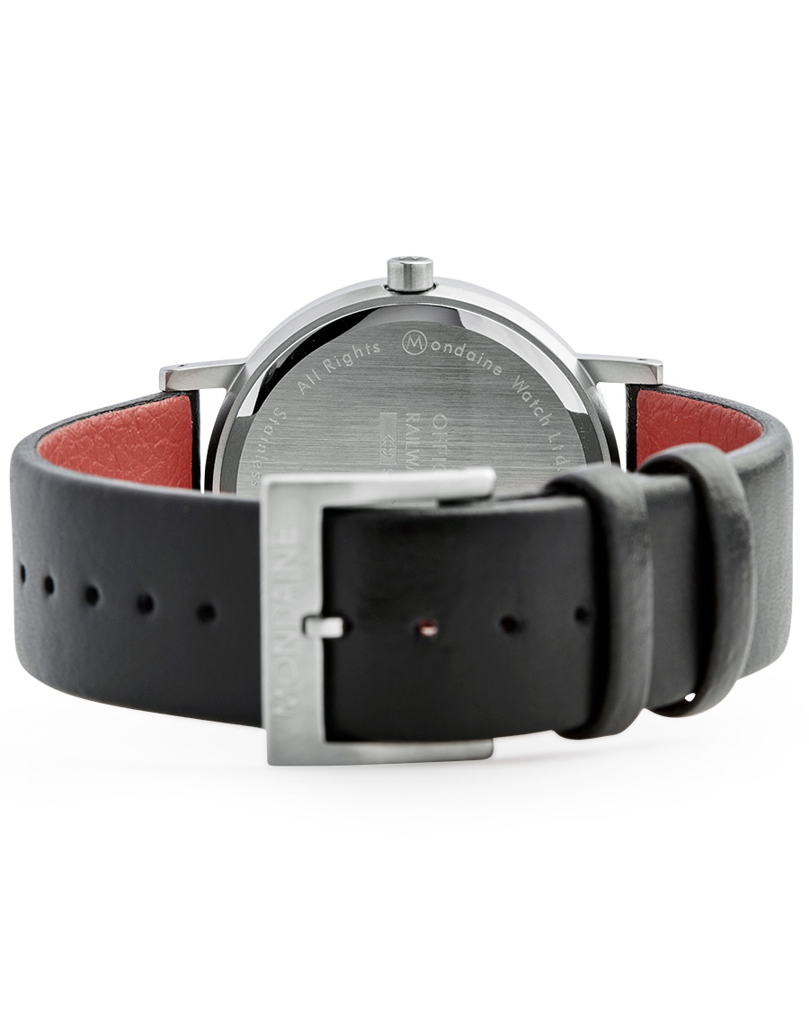 Herre | Mondaine New Classic Brushed Black 36mm | Mondaine | New Classic Brushed Black 36mm