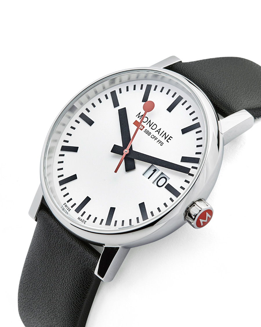 Herre | Mondaine Evo 2 Big Date Sapphire Black 40mm | Mondaine | Evo 2 Big Date Sapphire Black 40mm