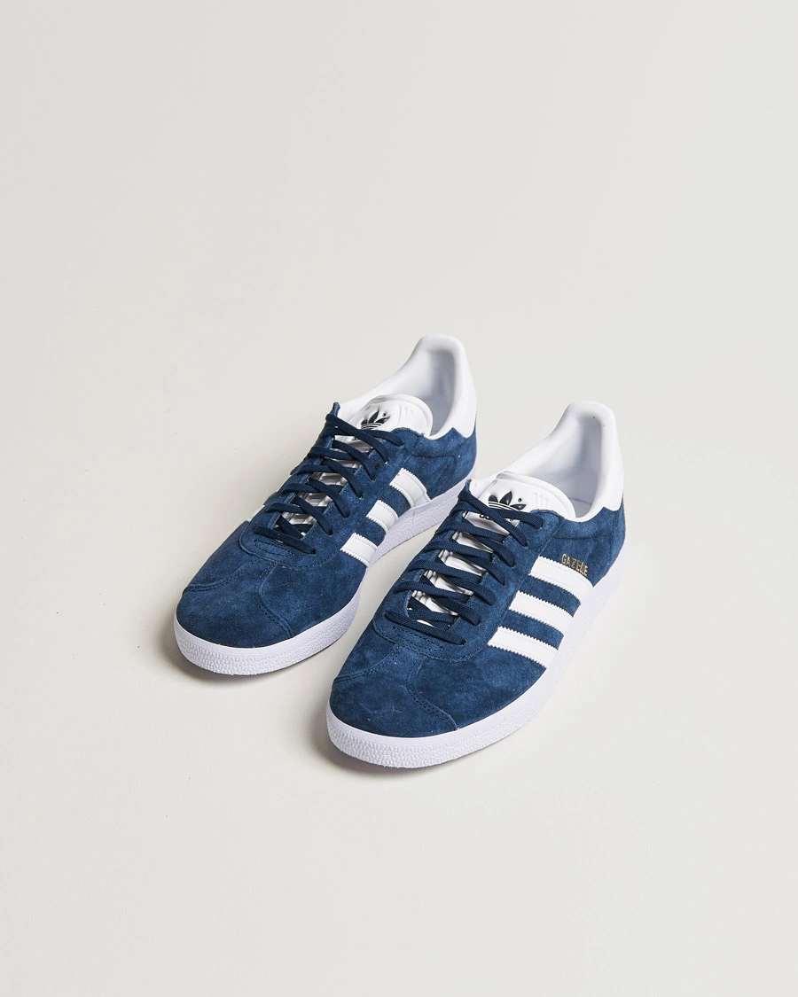 Herre | Sko i mokka | adidas Originals | Gazelle Sneaker Navy Nubuck