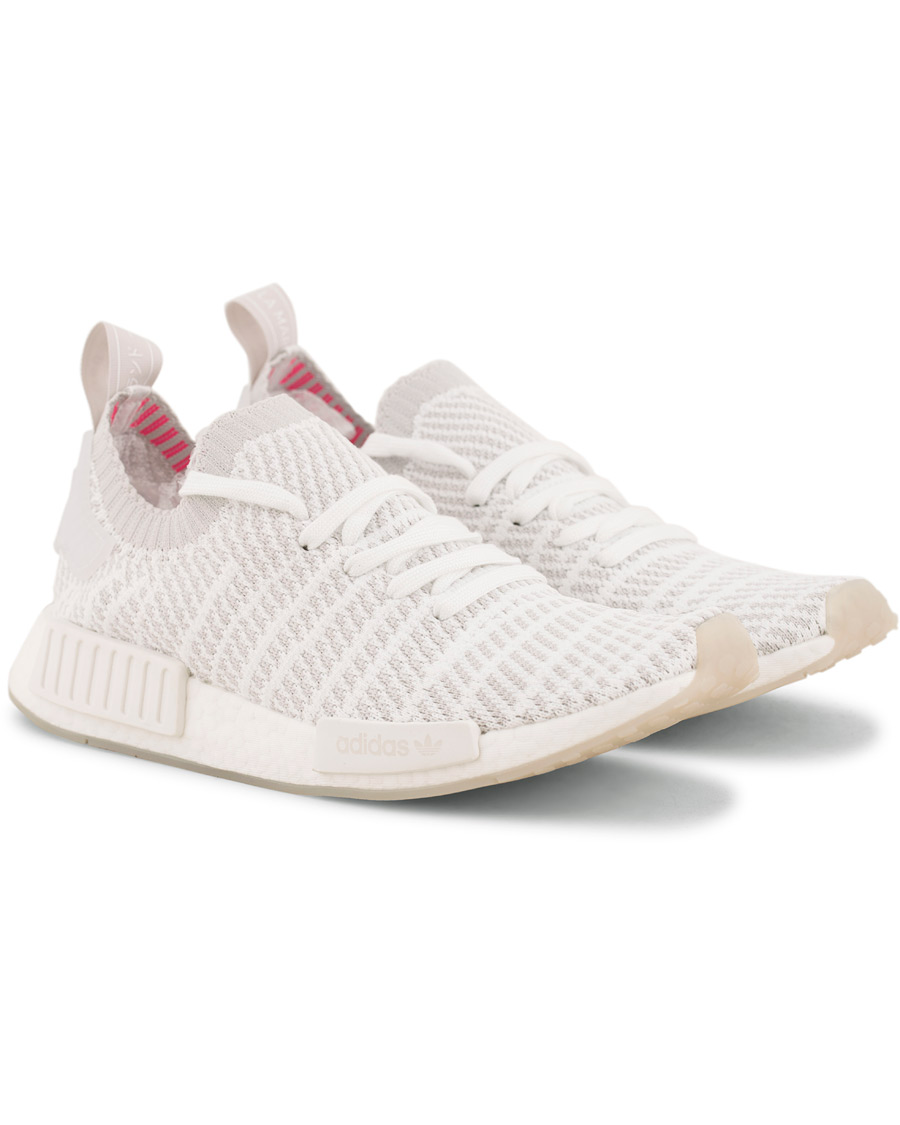 Herre | adidas Originals NMD_R1 Primeknit Running Sneaker White | adidas Originals | NMD_R1 Primeknit Running Sneaker White