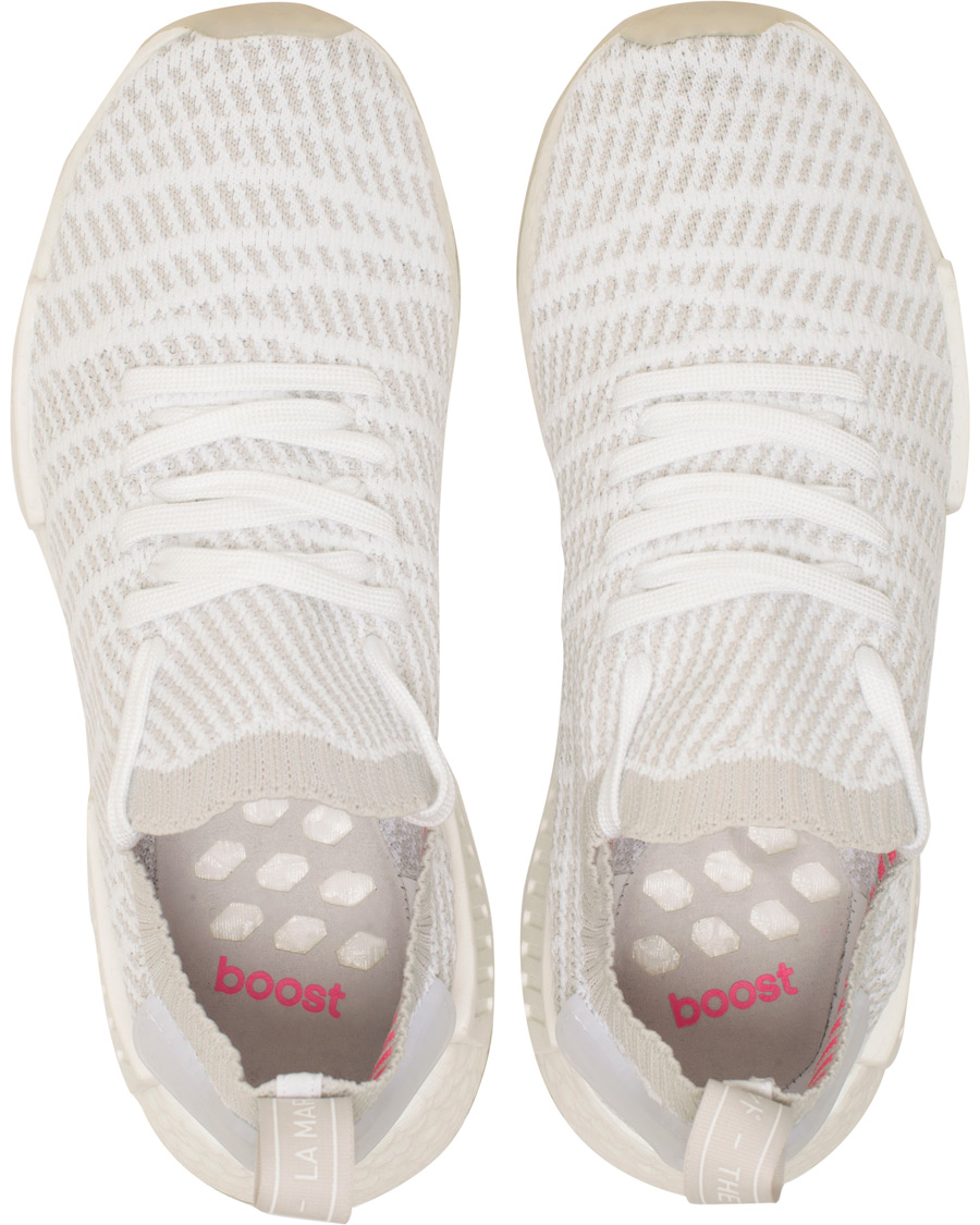 Herre | adidas Originals NMD_R1 Primeknit Running Sneaker White | adidas Originals | NMD_R1 Primeknit Running Sneaker White