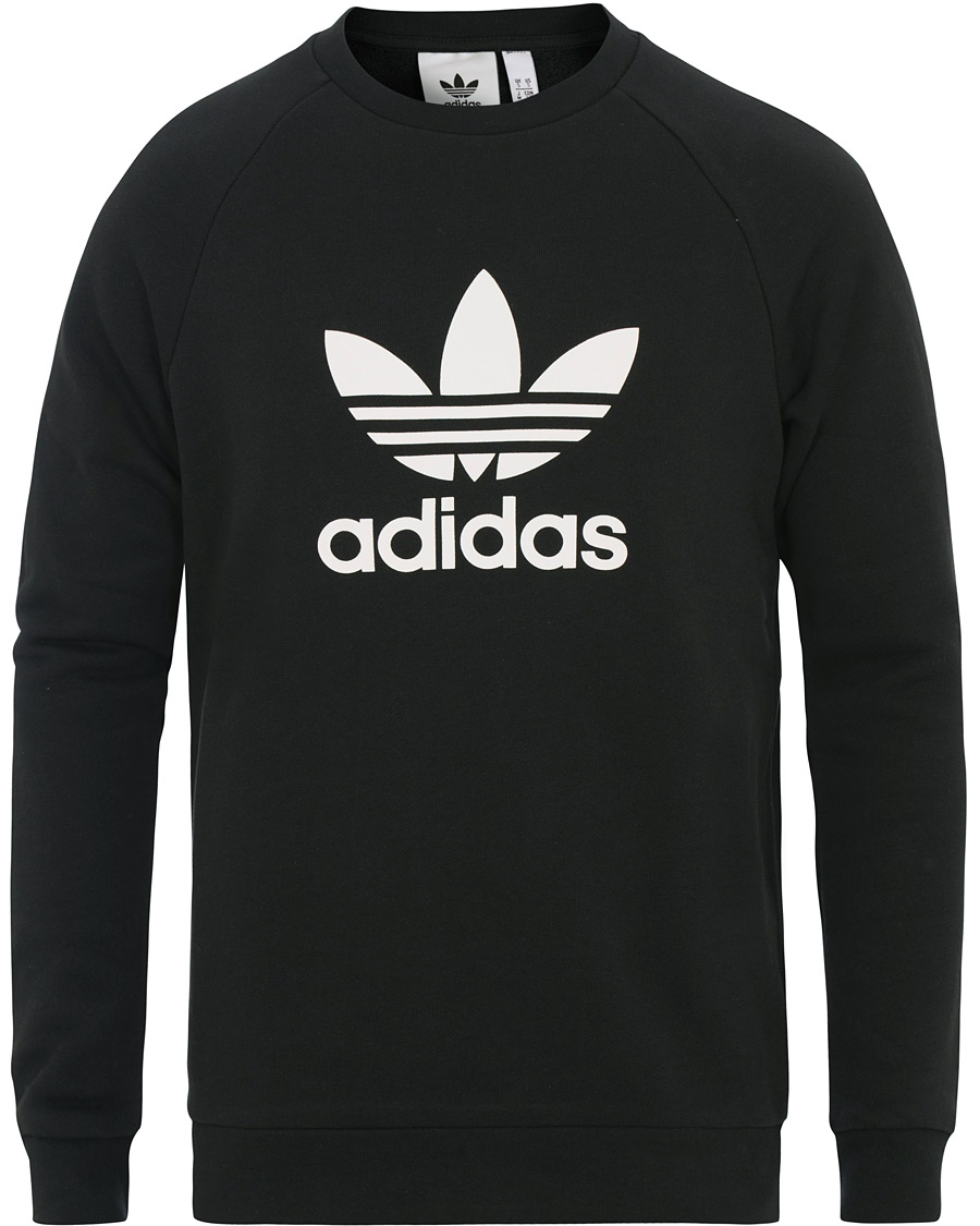 Herre | Gensere | adidas Originals | Trefoil Crew Neck Sweatshirt Black