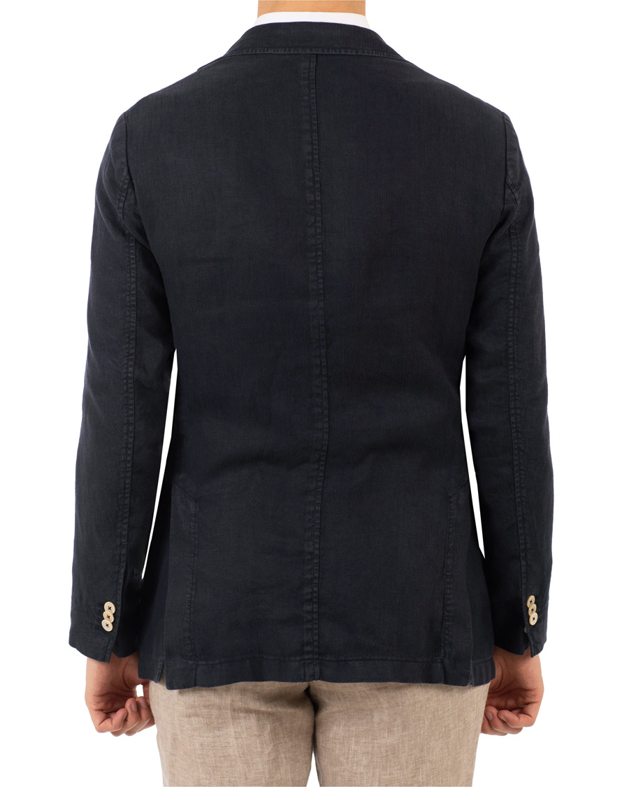 Herre | Dressjakker | Stenströms | Linen Patch Pocket Blazer Navy
