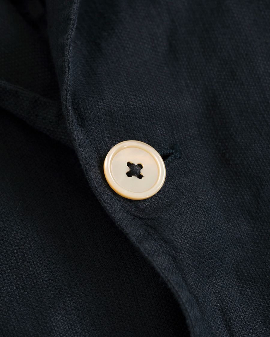 Herre | Dressjakker | Stenströms | Linen Patch Pocket Blazer Navy