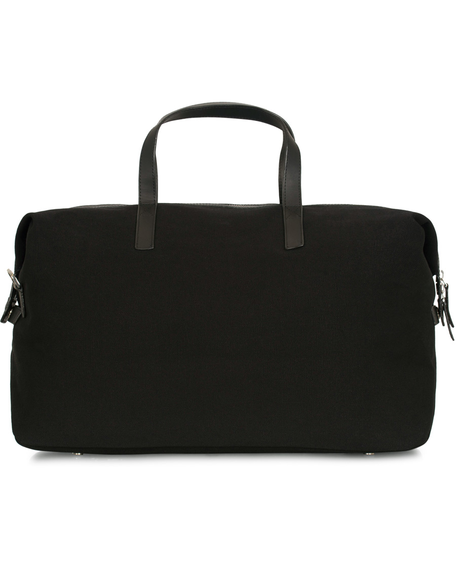 Herre | Vesker | Sandqvist | Holly Grand Organic Cotton Canvas Weekendbag Black