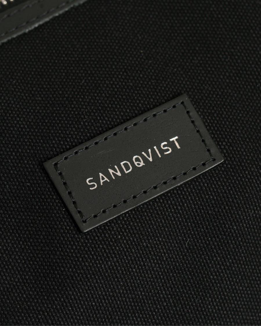 Herre | Vesker | Sandqvist | Holly Grand Organic Cotton Canvas Weekendbag Black