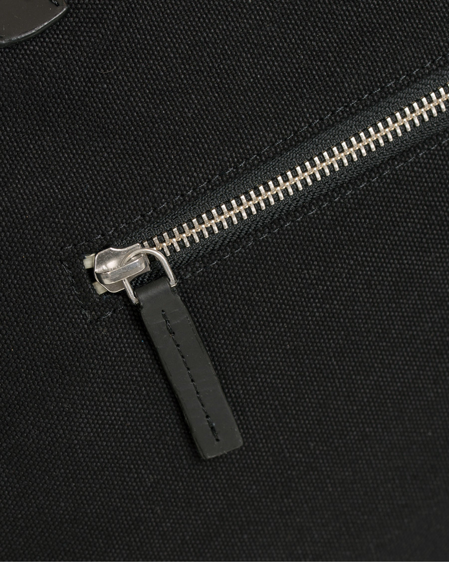 Herre | Vesker | Sandqvist | Holly Grand Organic Cotton Canvas Weekendbag Black
