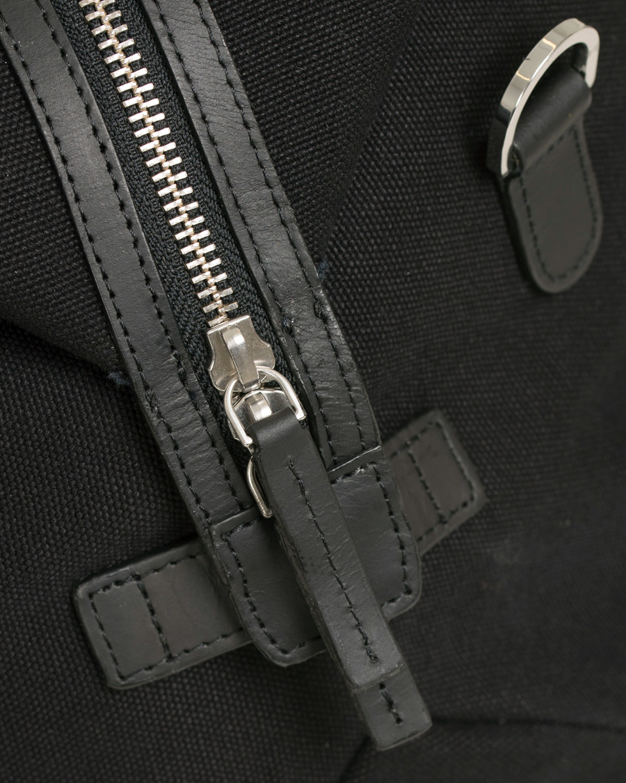Herre | Vesker | Sandqvist | Holly Grand Organic Cotton Canvas Weekendbag Black