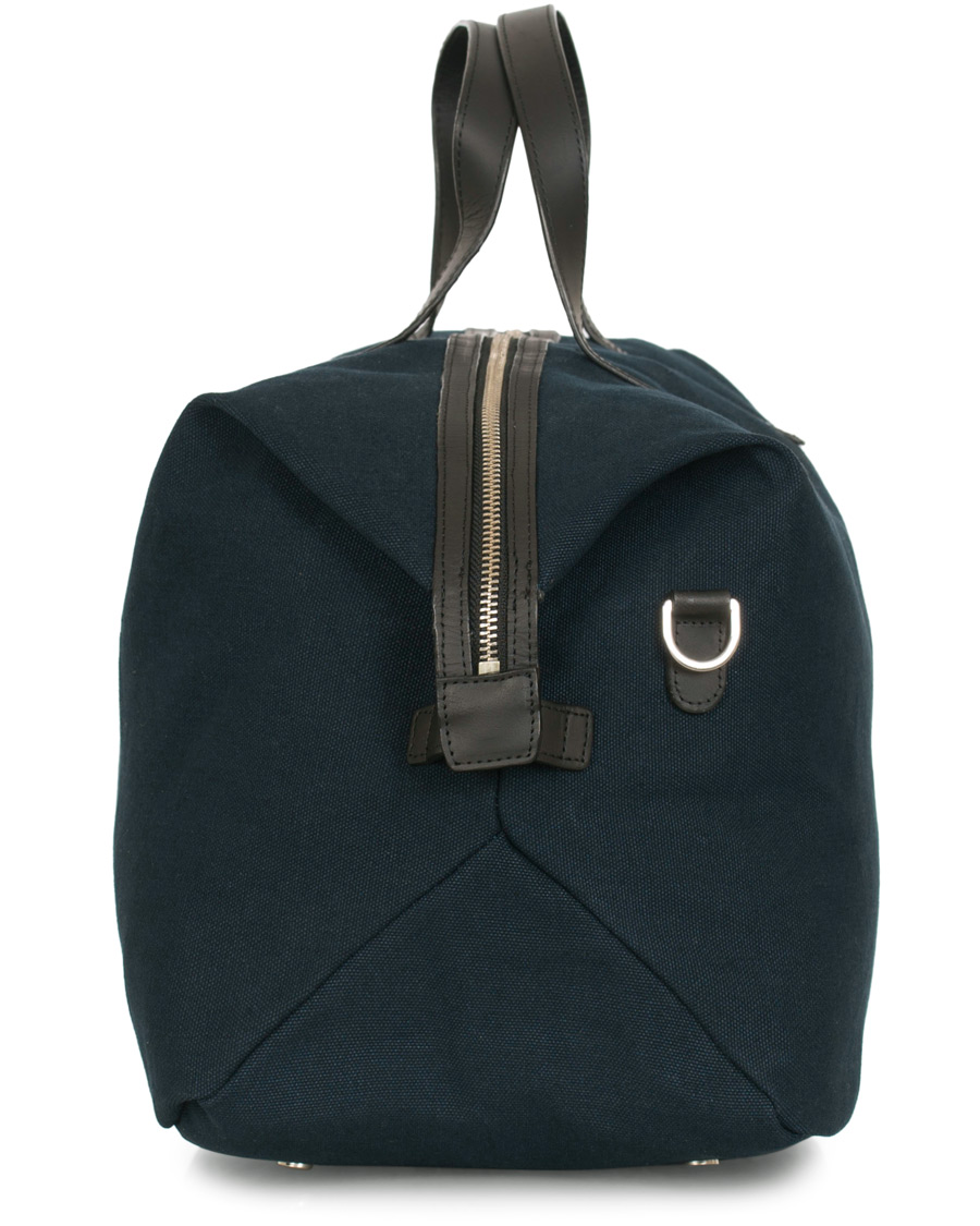 Herre | Vesker | Sandqvist | Holly Grand Organic Cotton Canvas Weekendbag Blue