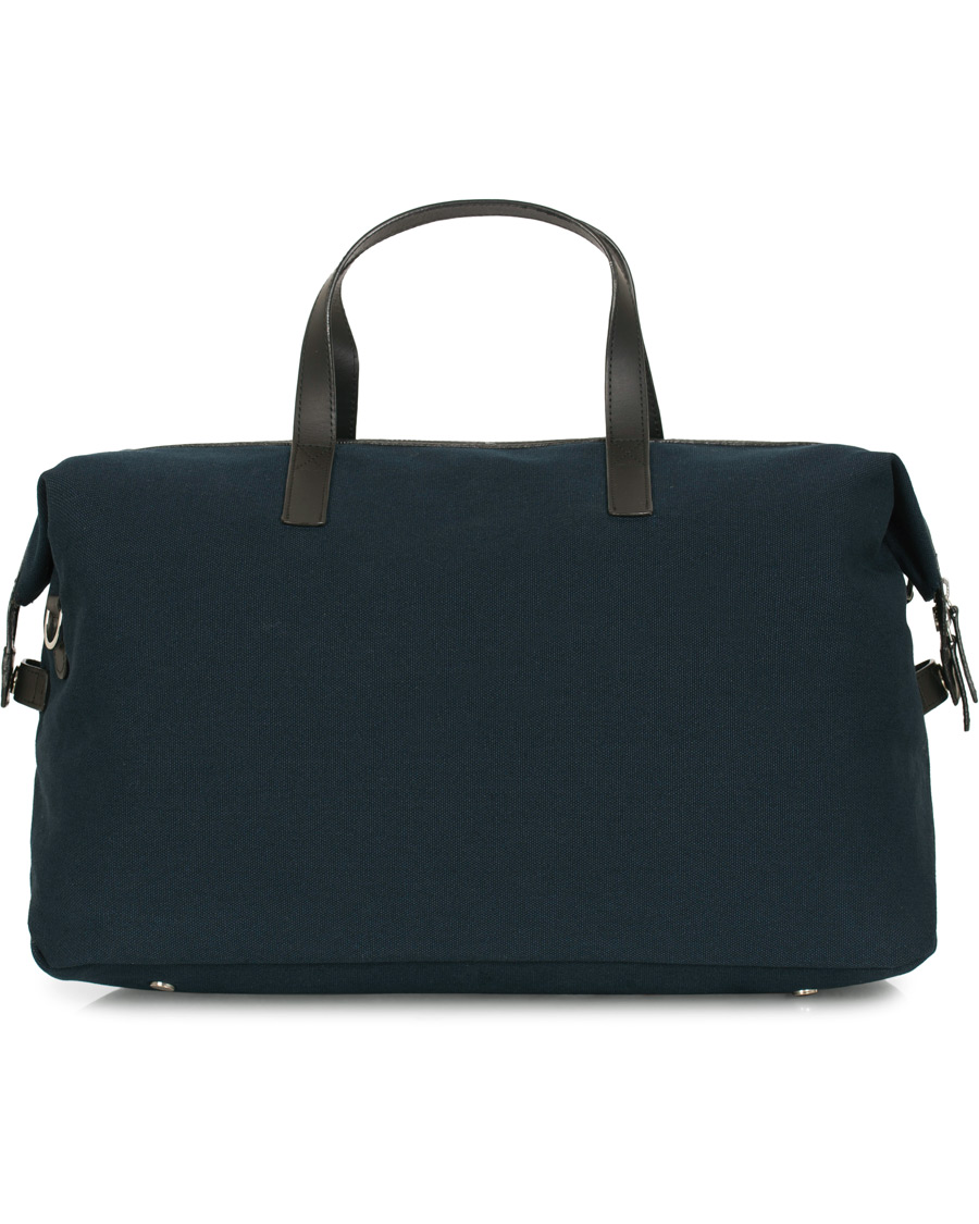 Herre | Vesker | Sandqvist | Holly Grand Organic Cotton Canvas Weekendbag Blue