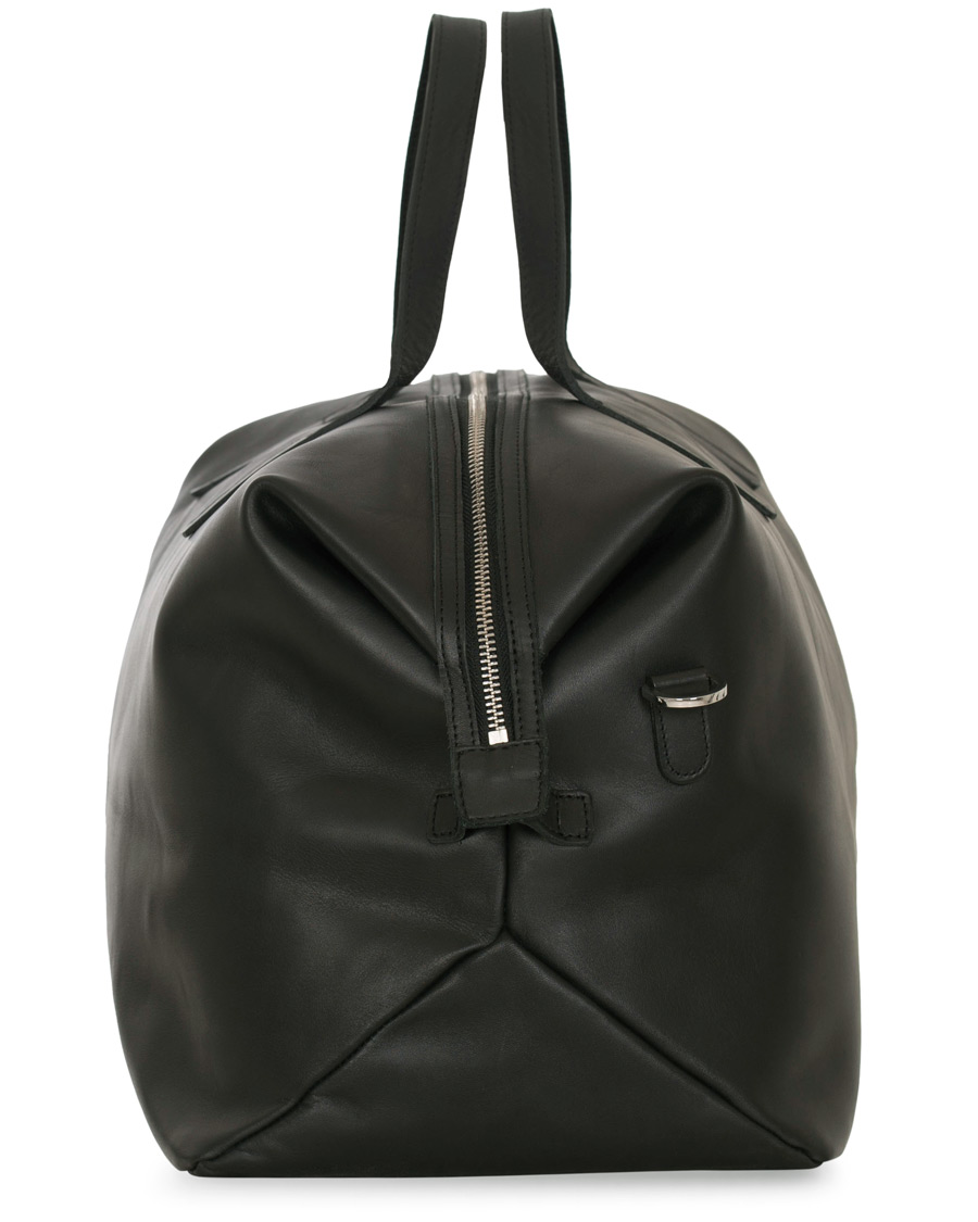 Herre | Vesker | Sandqvist | Holly Vegetable Tanned Leather Weekendbag Black