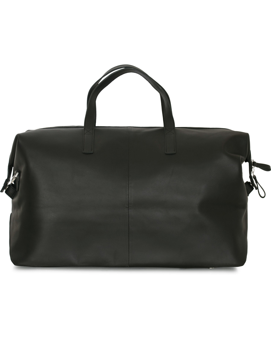 Herre | Vesker | Sandqvist | Holly Vegetable Tanned Leather Weekendbag Black