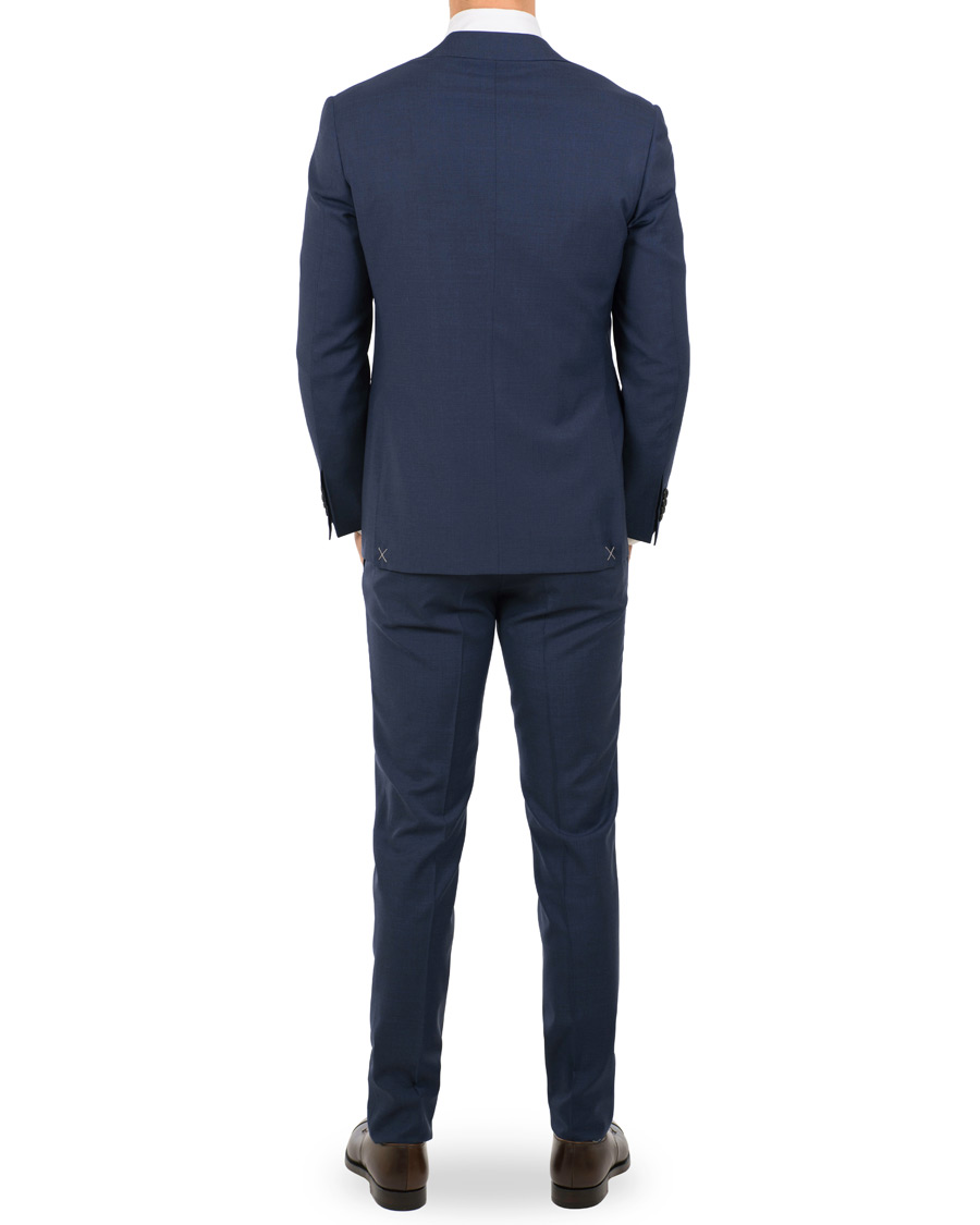Herre | Dresser | Canali | Capri Wool Contrast Lining Suit Navy