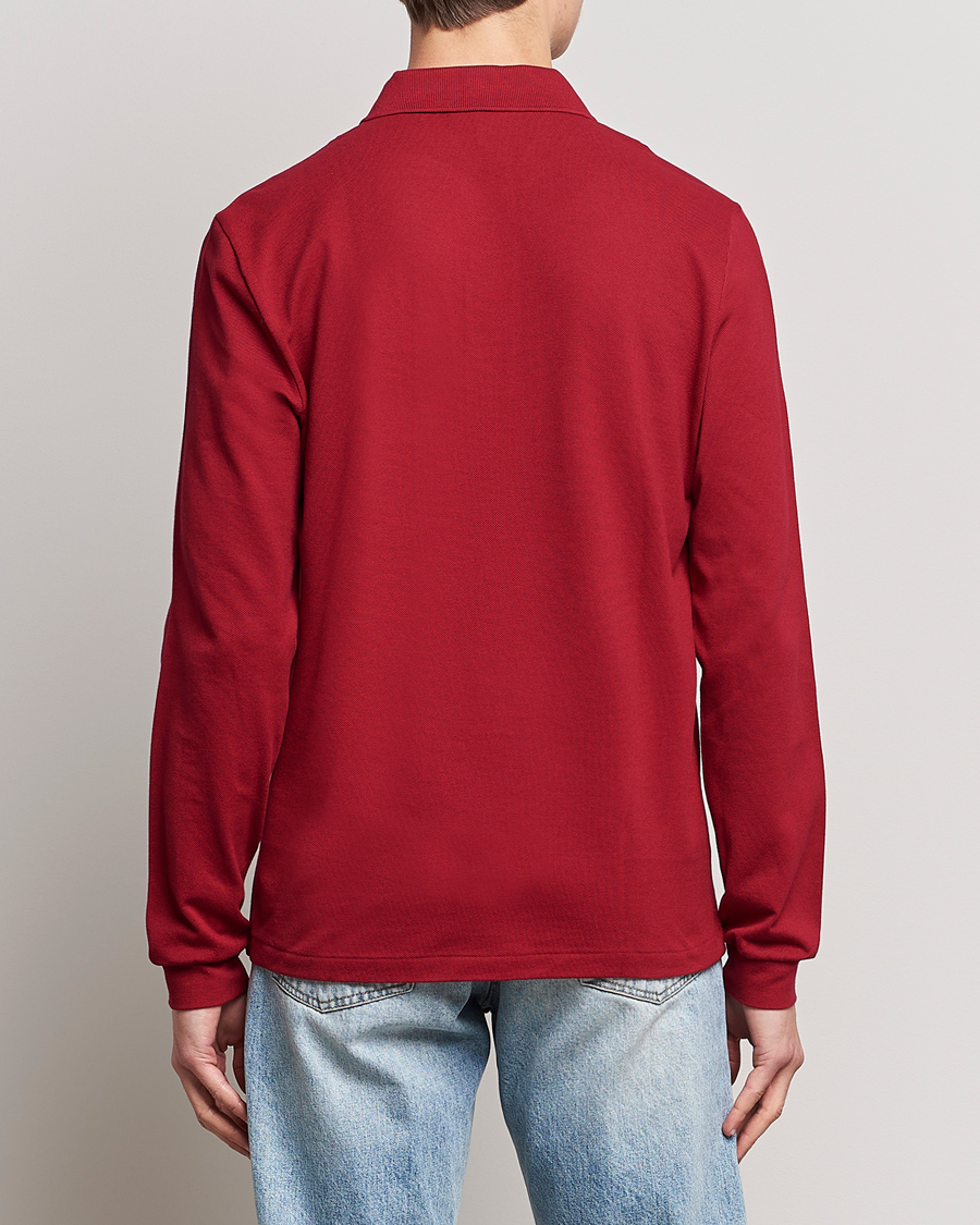 Herre | Gensere | Lacoste | Long Sleeve Polo Bordeaux