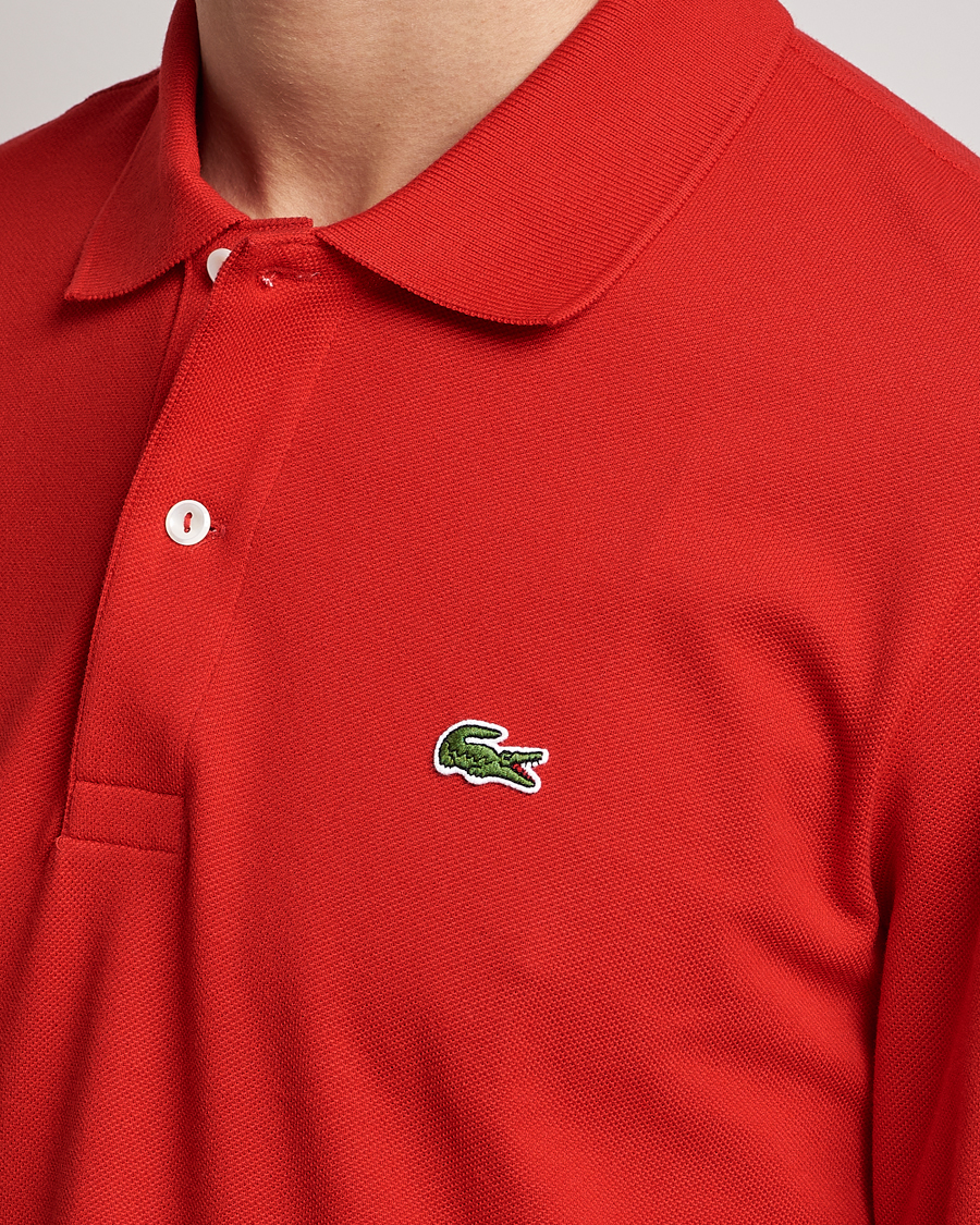 Herre | Gensere | Lacoste | Long Sleeve Polo Red