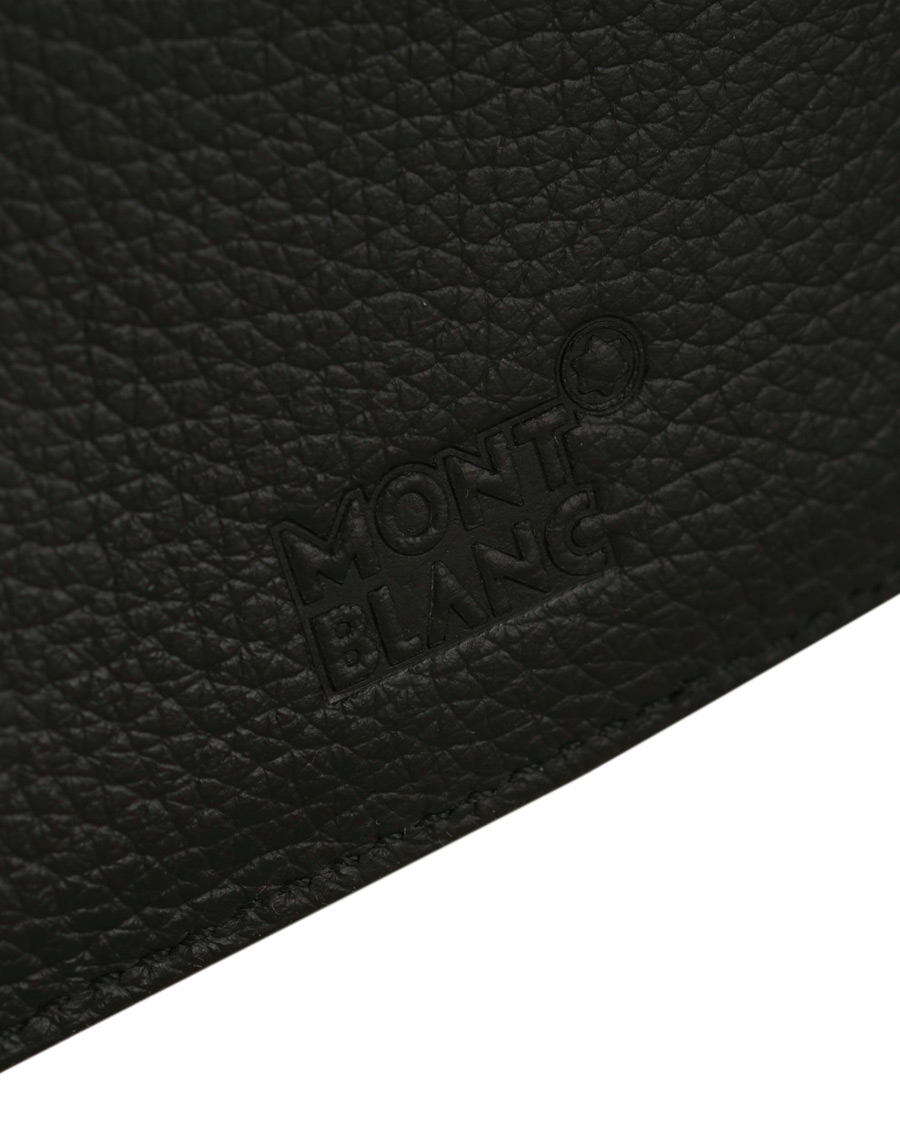 Herre | Montblanc Meisterstück Soft Grain Wallet 6cc Money Clip Small Black | Montblanc | Meisterstück Soft Grain Wallet 6cc Money Clip Small Black