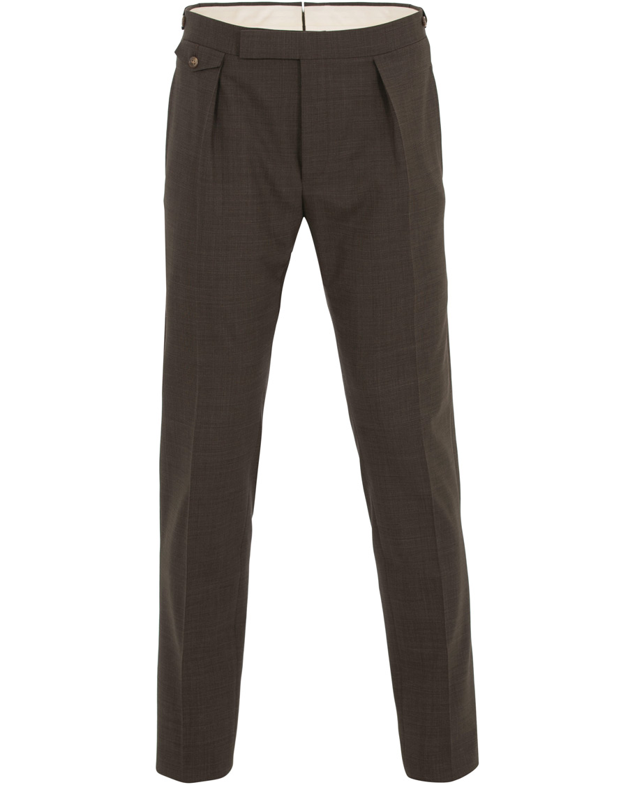 Herre | Dresser | Polo Ralph Lauren | Double Breasted Prince of Wales Wool Suit Brown