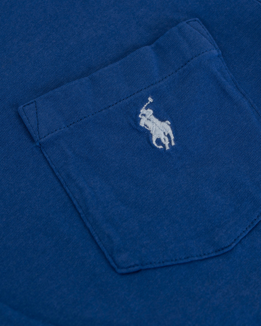 Herre | T-Shirts | Polo Ralph Lauren | Custom Fit Pocket Crew Neck Tee Provincetown Blue